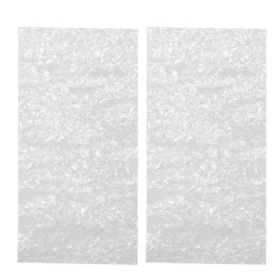 2 buc furnir chitară acustică, model celuloid, grosime 0,7 mm, alb, model perlat