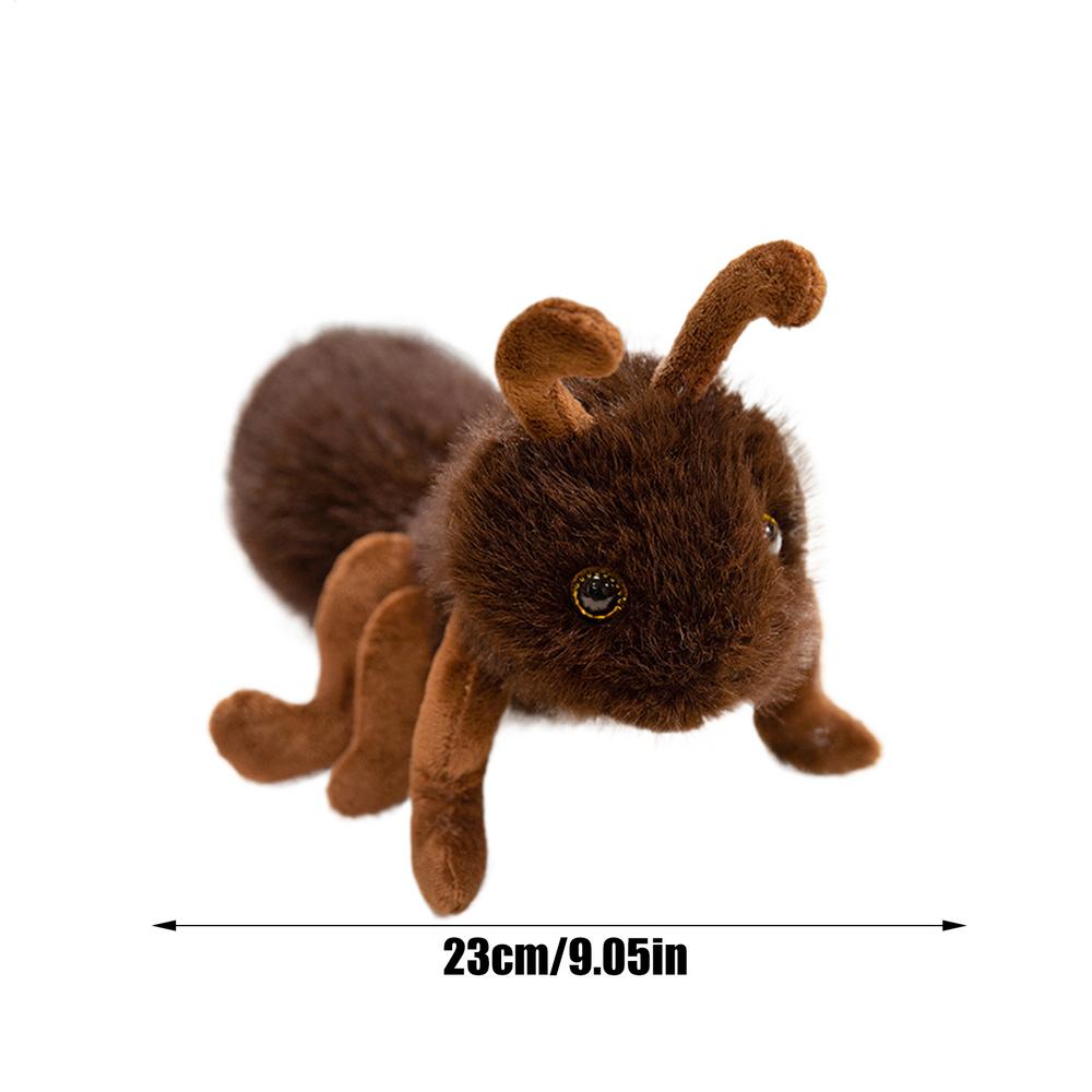 Cute Stuffed Animals Hugging Hippo Ant Decorative Toy Animal Throw Pillow Cute Plush Toy For Kids Birthday Decoration Easter красный