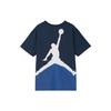 Fragment Design x Jordan Co-Branded Einfarbiges Rundhals Kurzarm T-Shirt Asiatische Version Herren Tops Blau DA2986-414