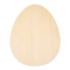 5PCS Rabbits Eggs Shaped Wood Slices Unfinished Wood Slices Wood Cutouts for Home Decoration Painting Art Craft