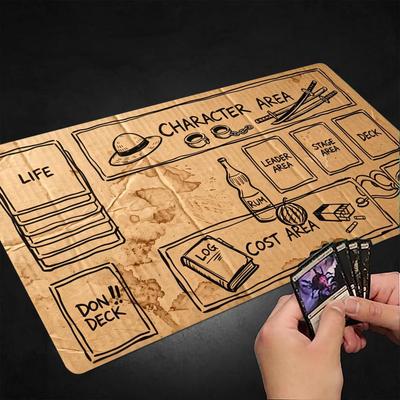 Card Games: Cardboard Theme Mouse Pad Playmat 24"X14" MTG TCG Office Desk Mat for Work Game PC Laptop Rug Carpet MousePad