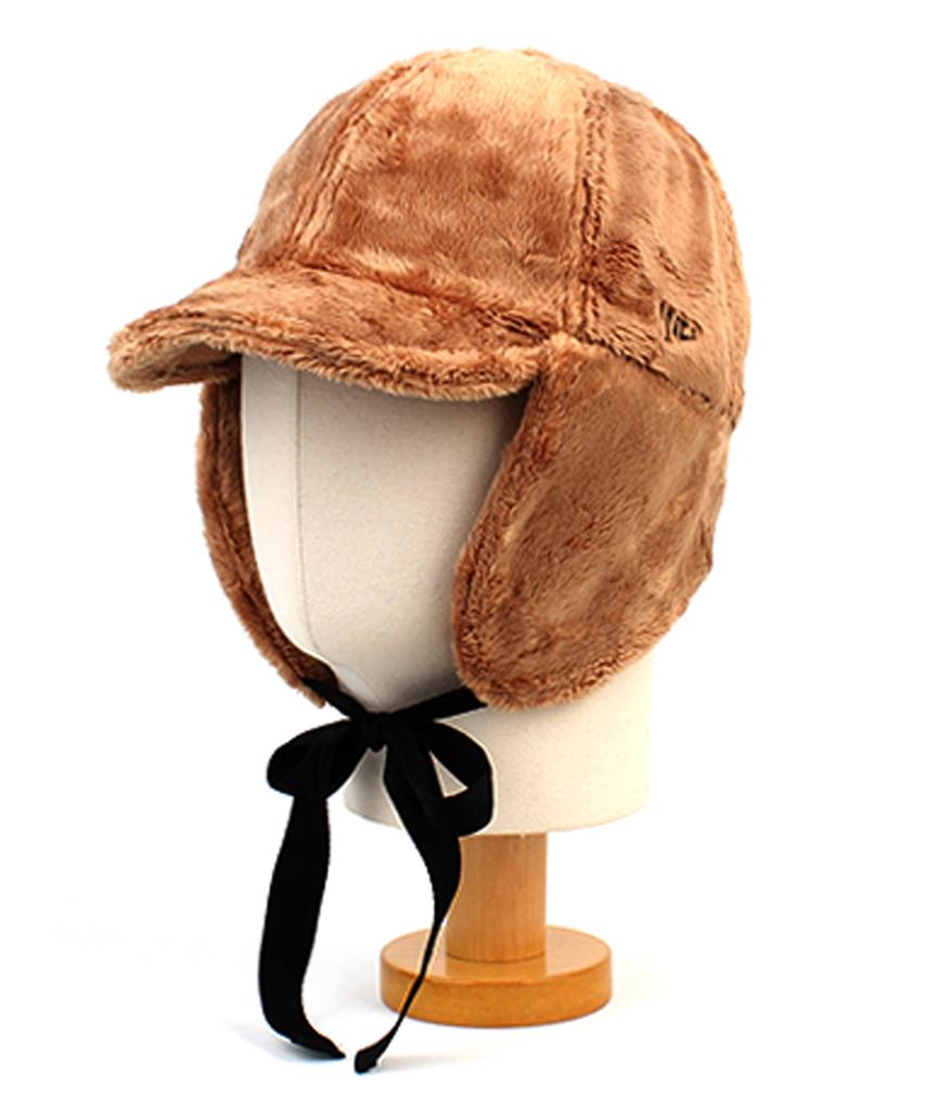 Yunibeosyeolkemiseuteuli Muji Beige Fur Earflap Cap