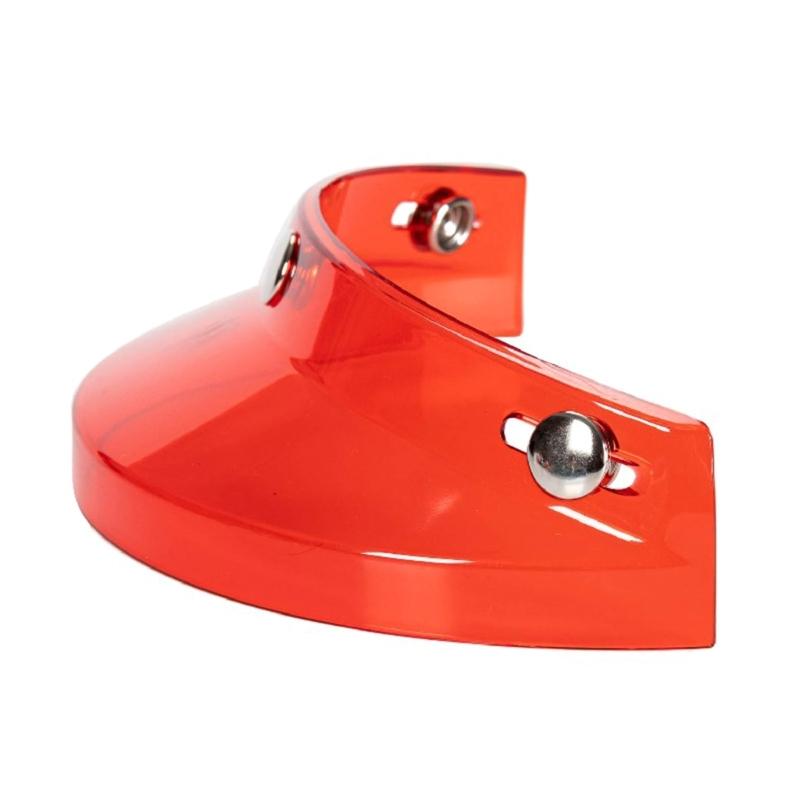 Universal 3 Snap-Button Visor Flip Up Wind Shield Fit for Open Face Motorcycle-Helmet Anti-UV Fog Windproof Accessories