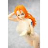 20CM Anime One Piece Nami Figure Swimsuit Ver Temperature-controlled Color-Changing Stand Model Toy Doll Aciton Figure PVC