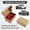 Tow Hook Covers For Silverado 2500/3500 HD -2026, Hitch Cover Front Tow Hooks Compatible With Chevrolet Silverado 2500/3500 -2026 Accessories (Red)
