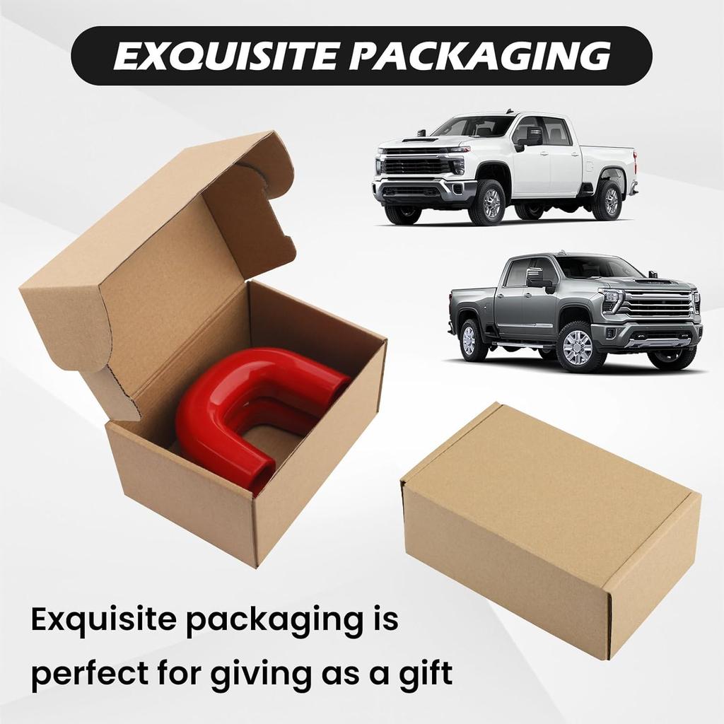 Tow Hook Covers For Silverado 2500/3500 HD -2026, Hitch Cover Front Tow Hooks Compatible With Chevrolet Silverado 2500/3500 -2026 Accessories (Red)