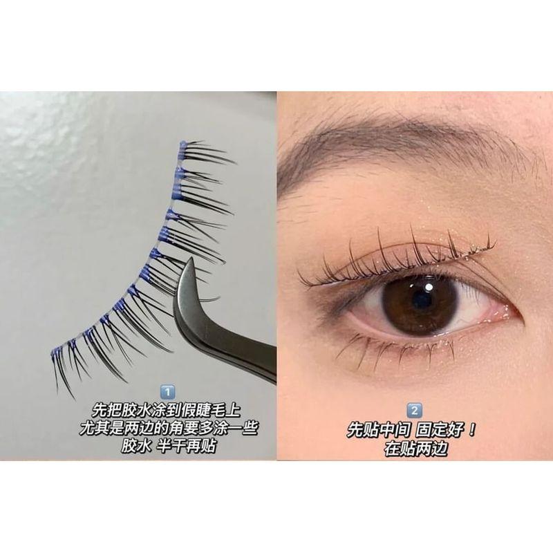 Candy Drop - Set of 5: Falsche Wimpern + Applikator + Kleber