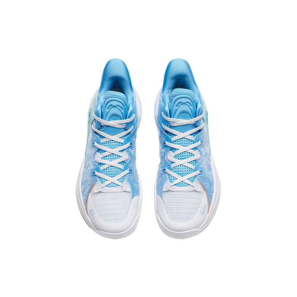 Anta See Mountain 2.5 Cushioning Anti-Slip And Wear-Resistant Low-Top Basketball Shoes Blue White 112321602-1