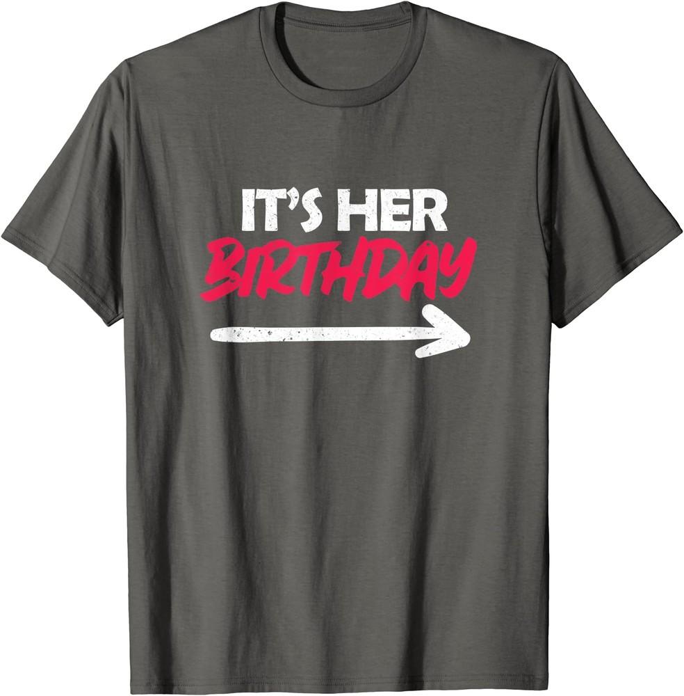 It s Her Birthday Squad Arrow Graphic Gift Tee Unisex T-Shirt Unisex T-Shirt M