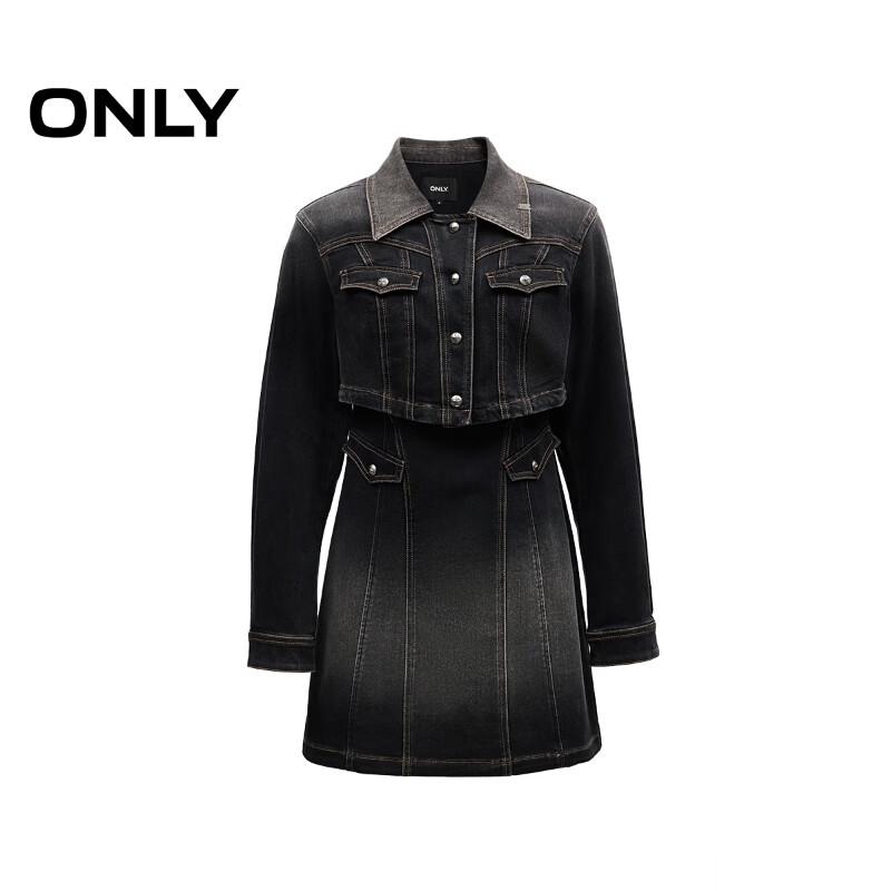 ONLY Women's Retro Washed Denim Mini Dress