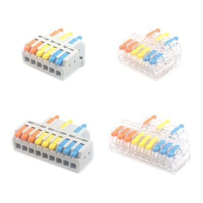 SPL-63/93 Mini Quick Wire Cable Universal Compact Conductor Spring Splicing Wiring Connector Push-in Terminal Block