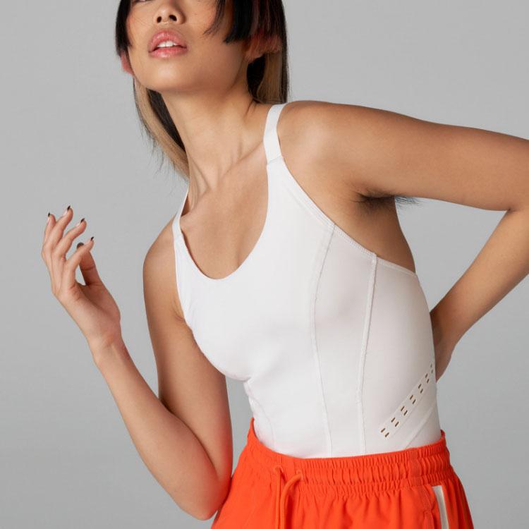 Adidas X Stella McCartney High-Intensity Training Yoga Solid Color Sports Tank Top Women Tops White HD9100