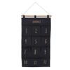 12 Pockets Hanging Organizer Space Saving Wall Hanging Storage Bag Easy Installation Fabric Hanging