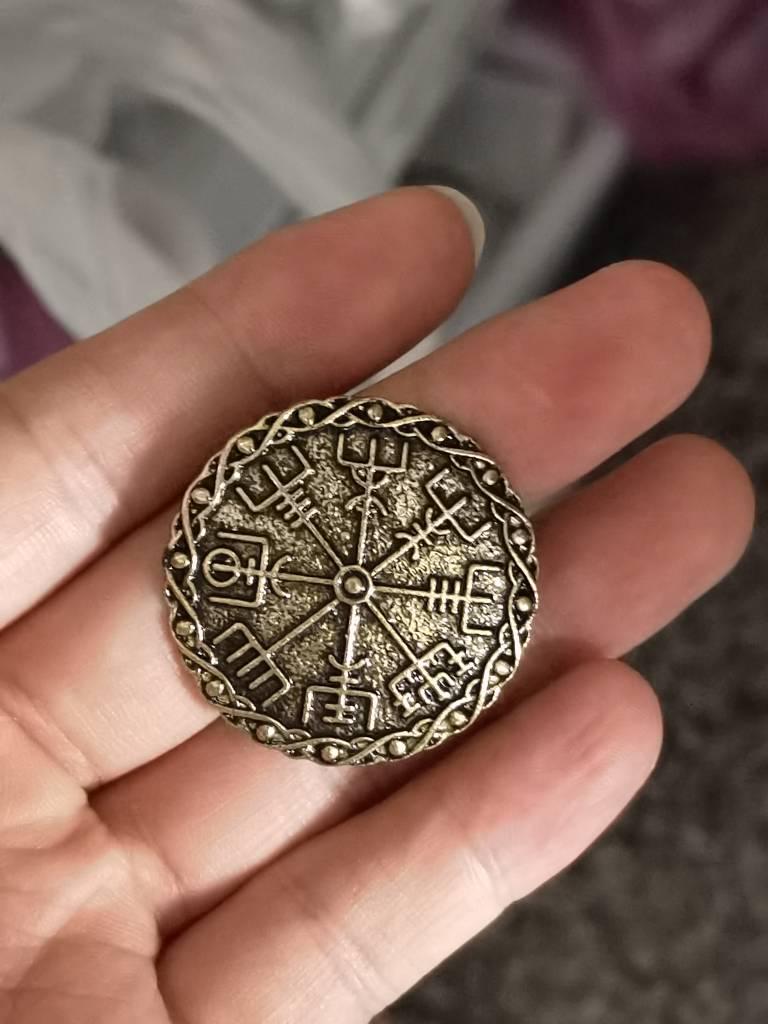 Nordic Concentric Knot Brooch - Viking Pirate Triquetra Badge In Stock