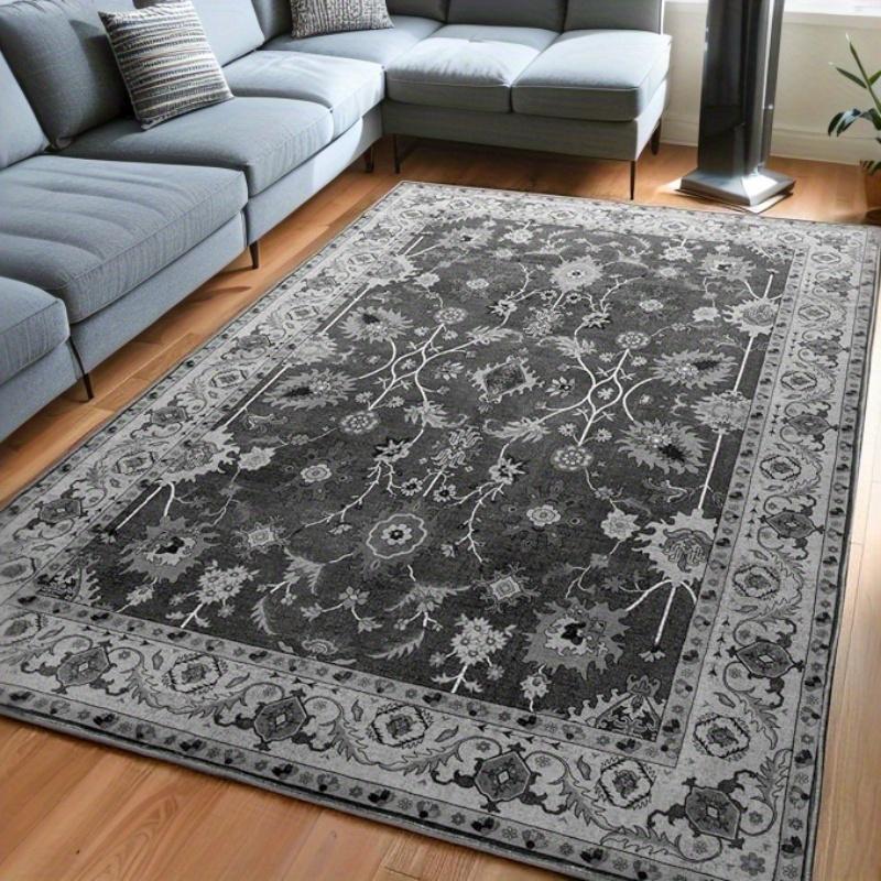 Винтажный богемный коврик, коврик для гостиной, моющийся винтажный фланелевый коврик для спальни, нескользящий коврик для пола для гостиной 40x60cm