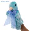 Long Cute Pigeon Fur Plush Animal Hand Puppet For Kids Interactive Playtime
