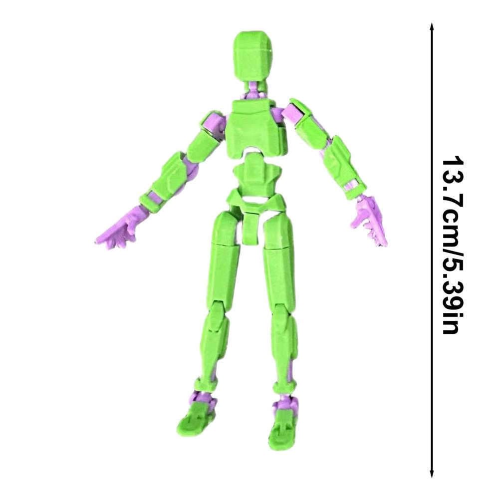 Multi-articular Action Figure Robot 3d Printed Action Figure Assembly Figure Toy Multi-jointed Movable Robot home Desktop Decors