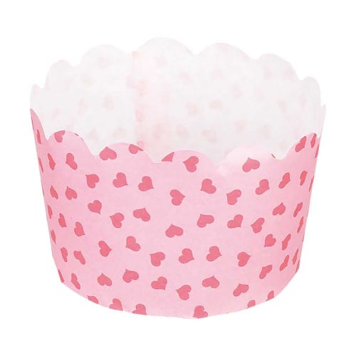 Liberty Corporation Papir Muffinsformer, 7cm, Petit Hjerte, Pakke med 12, Bakeutstyr, LD-590 Stil Dolce