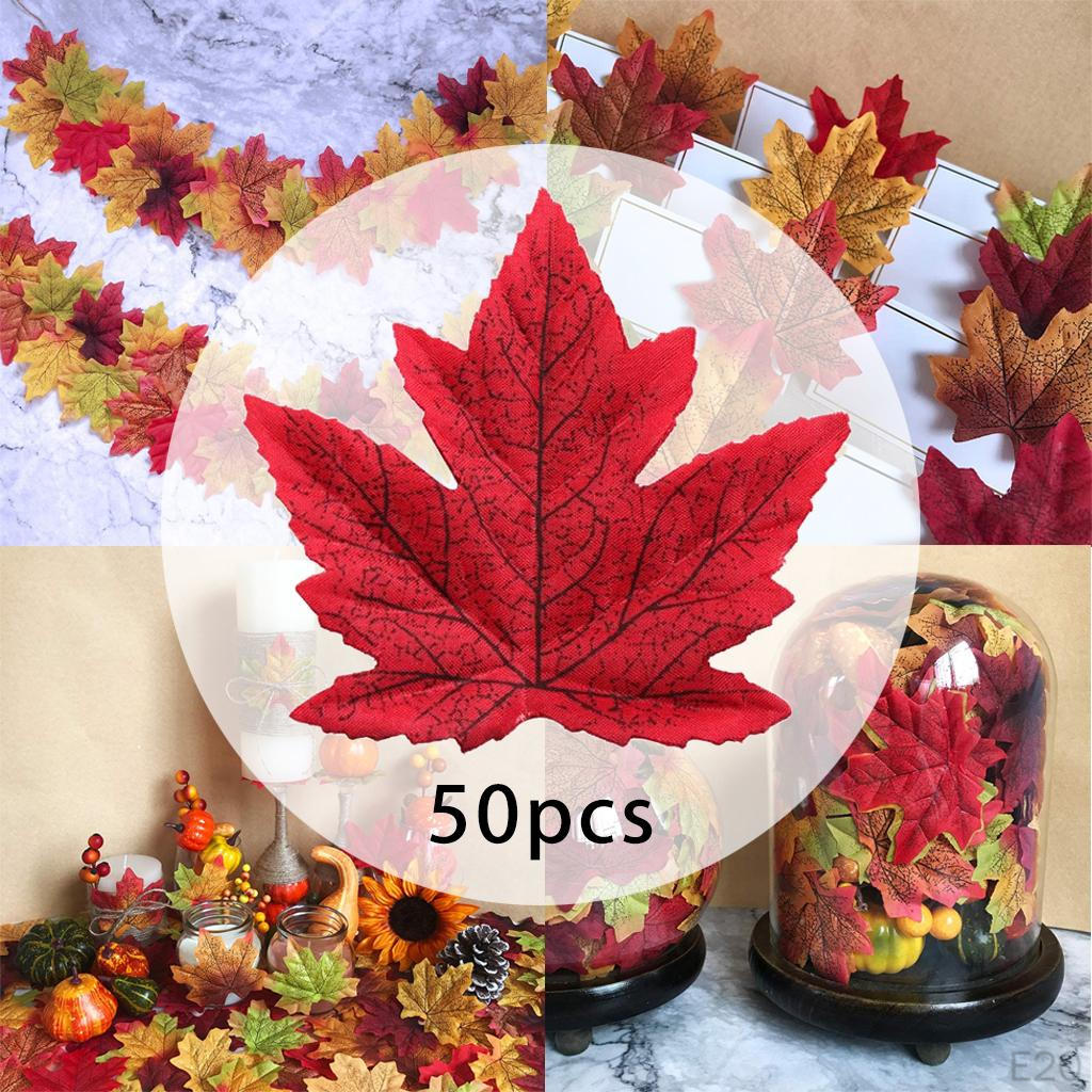 11 Colors Artificial Leaves Leaf Wreath Festival Holiday Wedding Shower Decorations Crafts