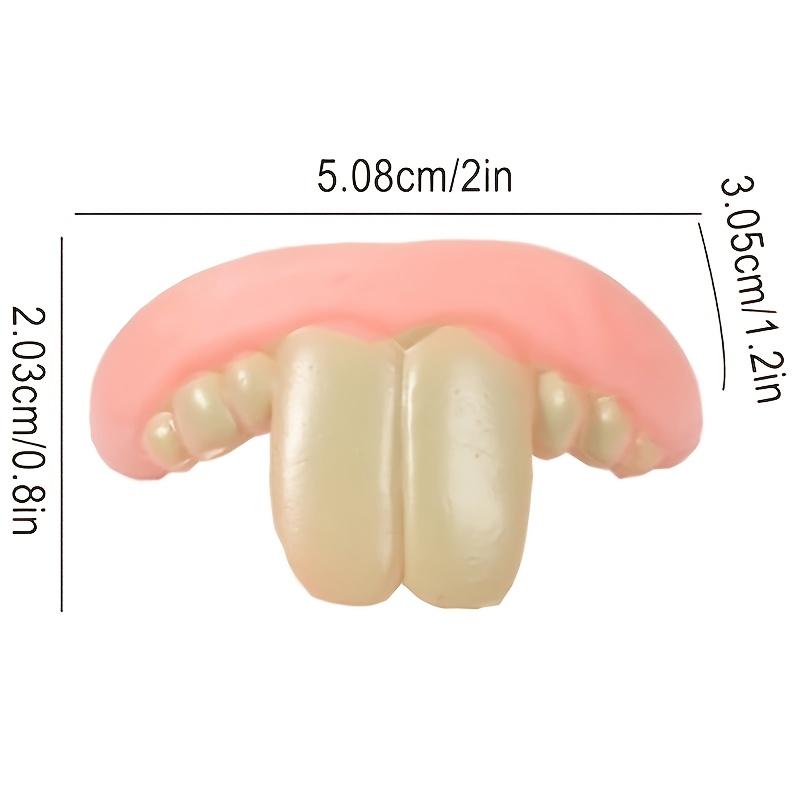 

Hilarious Dog Denture Toys Durable Tear-Resistant Fake Teeth for Pets Perfect for Halloween Photoshoots