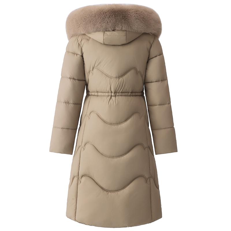 Winter Women's Jackets Hooded Loose Thick Warm Long Parkas Middle Age Female Coat