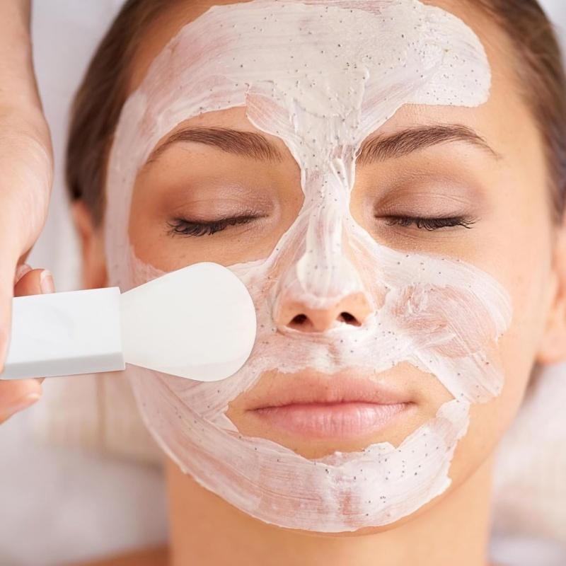 3Pcs Mini Face Mask Applicator Brushes Set Mud Cream Foundation Gel Spatula DIY Skin Care Brushes Portable Makeup Tools
