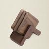Japanese Walnut Wooden Coaster Set 6pcs/Lot Solid Wood Heat Insulation Pad Round Square Shaped Tea Coffee Coasters Table Decor