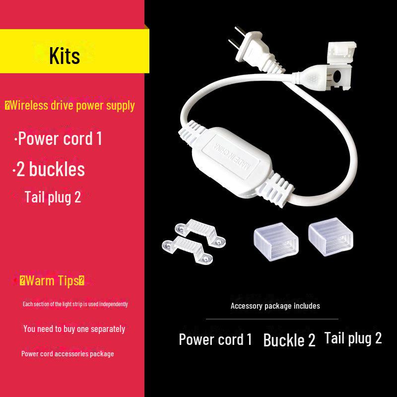 FSL LED Light Strip: Super Bright, Waterproof, Energy-Saving, Wire-Free SMD Soft Lighting for Living Room Ceiling.