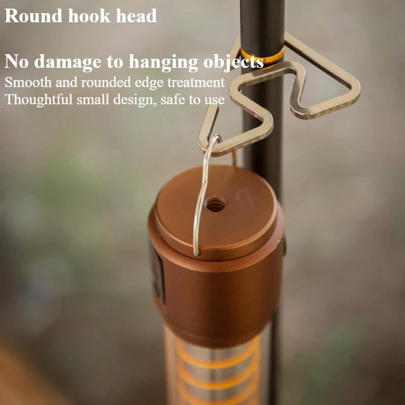 Outdoor Stainless Steel Hooks Are Not Easy To Slide Ultra Light Multifunctional Lightweight Camping Travel Accessories and Tools