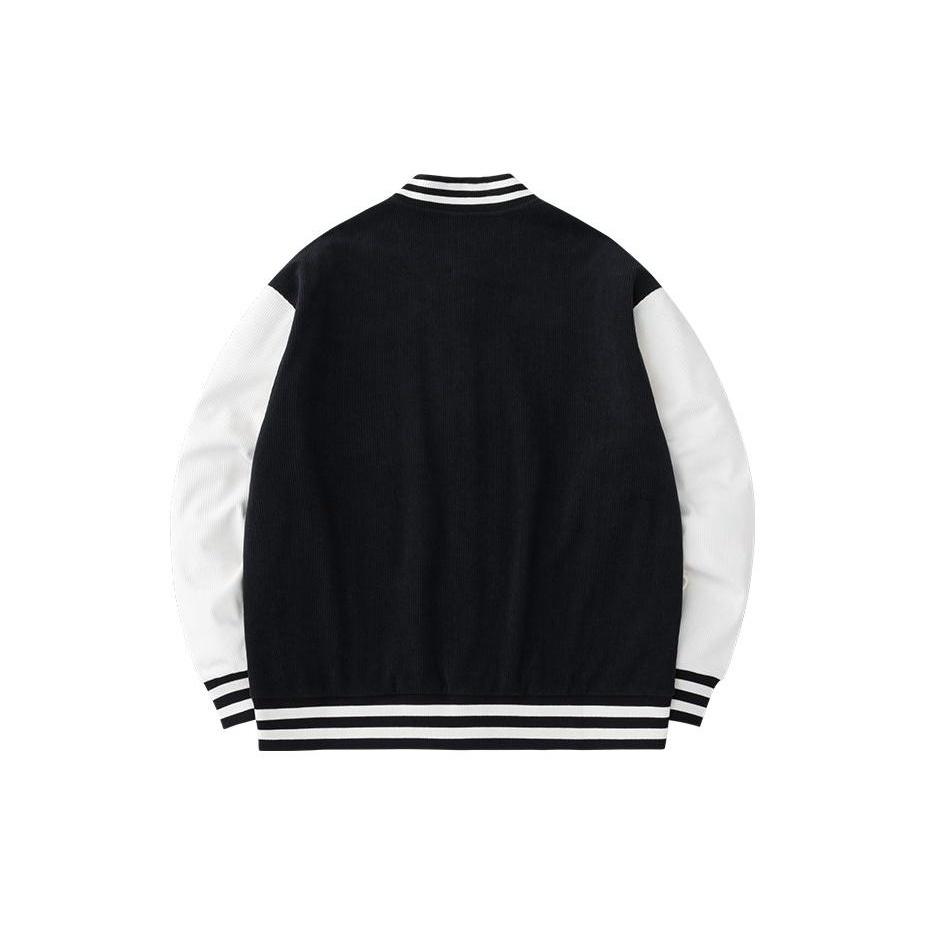 Anta Life Collection Baseball Jacket Unisex Basic Black/Duck Down White 952418714-2