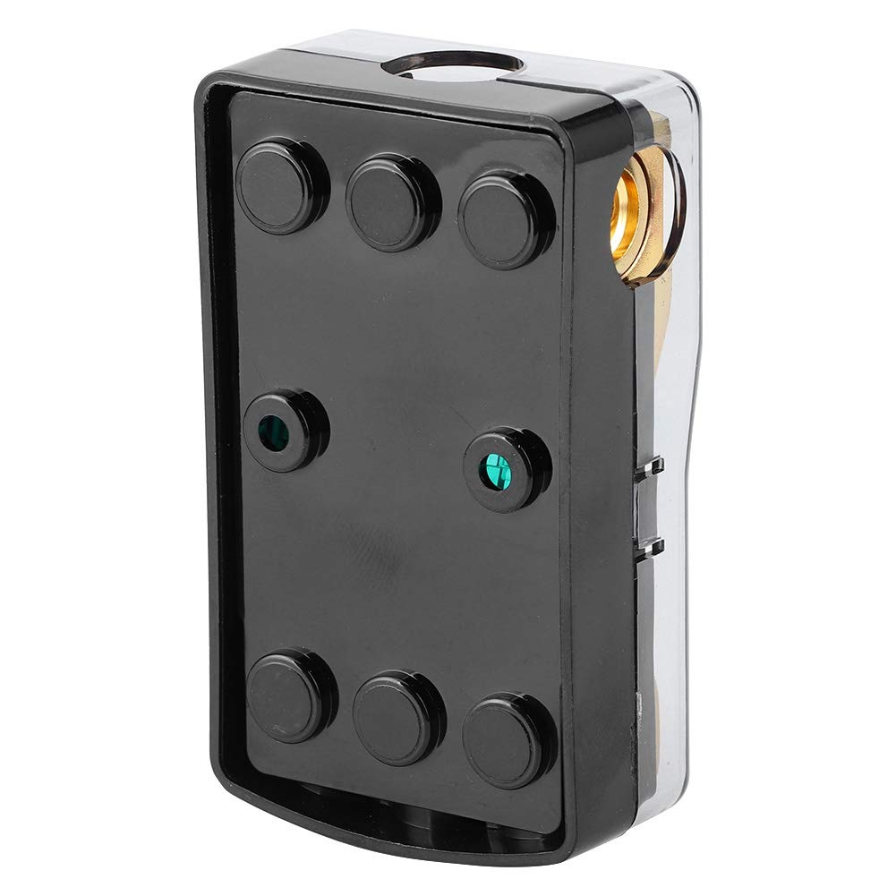 KIMISS Fuse Distribution Block, 0/2/4 Gauge In To 4/8/10 Gauge Out 60A 3 Way