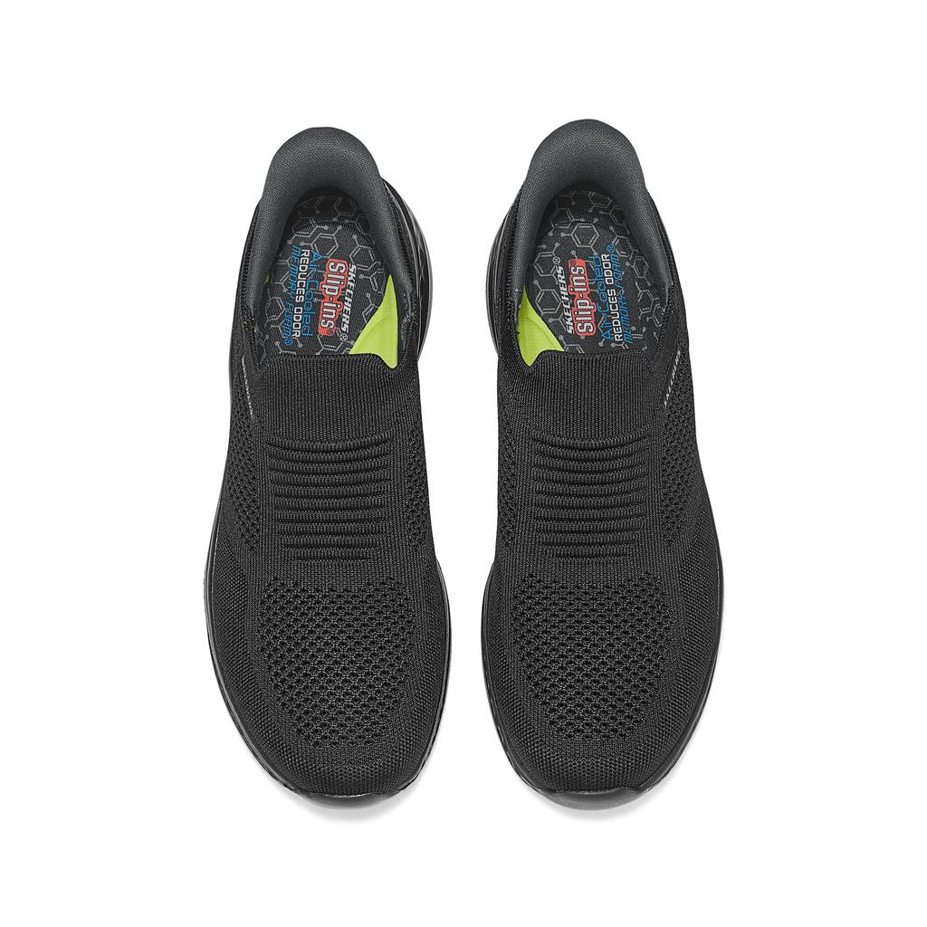 Skechers SLADE Comfortable Versatile Breathable Supportive Rebound Walking Shoes Men Sneaker Black 211375-BBK