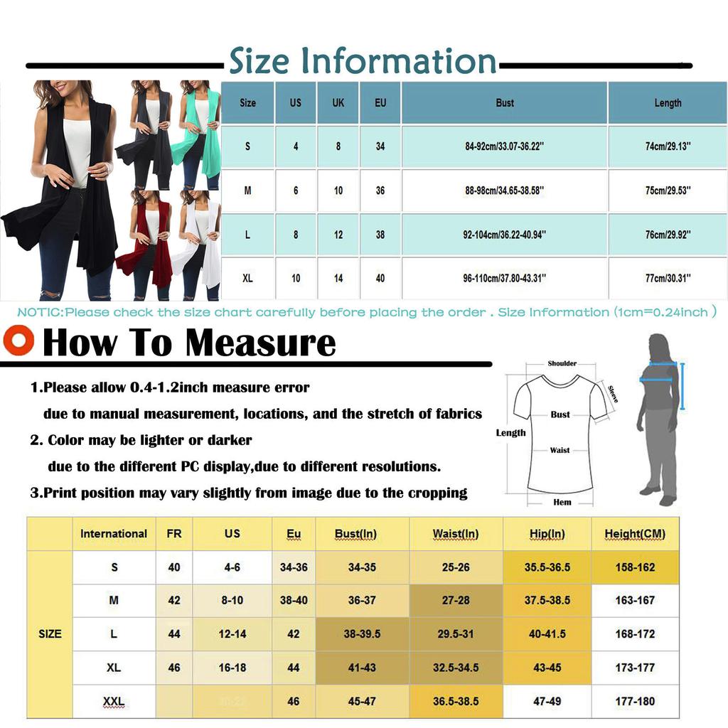 Ärmellose, drapierte, vorne offene Cardigan-Weste für Damen mit asymmetrischem Saum, Blusen-Tops