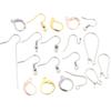 Gold Stainless Steel Hypoallergenic Earring Hooks Fish Earwire Earrings Clasps Earring Wires For Jewelry Making