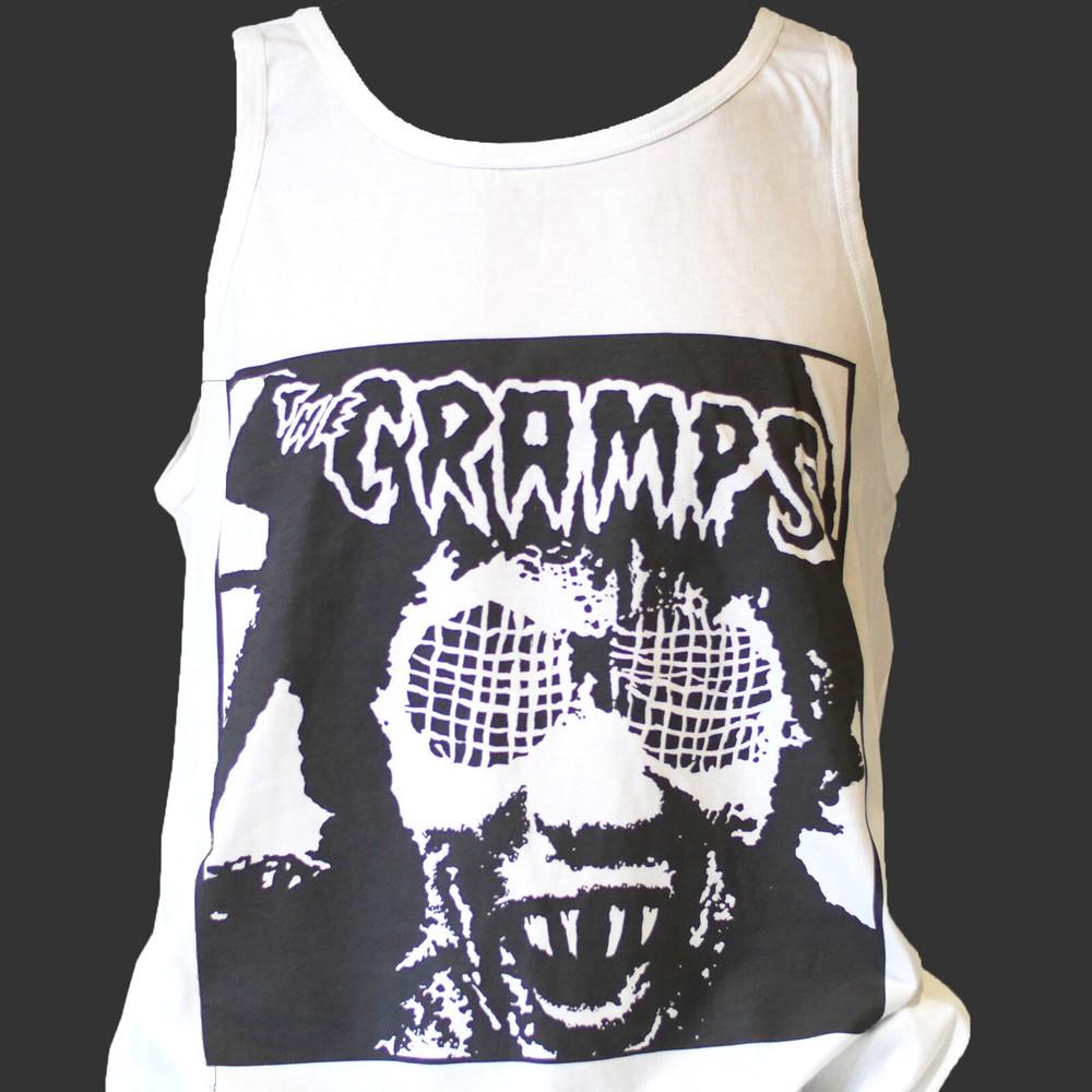 

The Cramps Psychobilly Punk Rock T-SHIRT vest top unisex white S-4XL 4XL