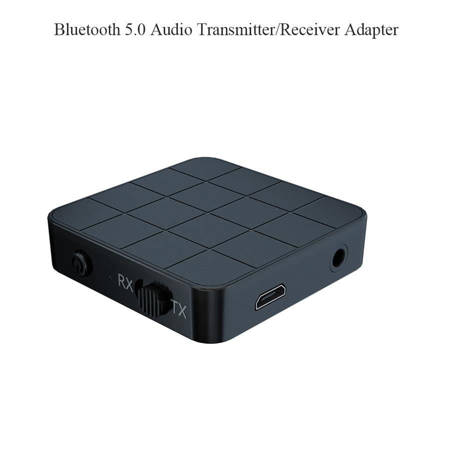 Wireless Bluetooth 5.0 Transmitter & Receiver Audio Adapter 2in1 Music 3.5mm Aux