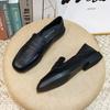 Fashion British Square Toe Loafers Women 2-Ways Barefoot Shoes Single Flats Ladies Low Heels Oxfords Soft PU Leather Moccasines Femme