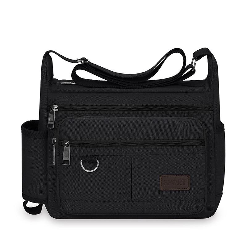 Herren Canvas Umhänge- und Schultertasche - Lässige Reise Messenger und Rucksack