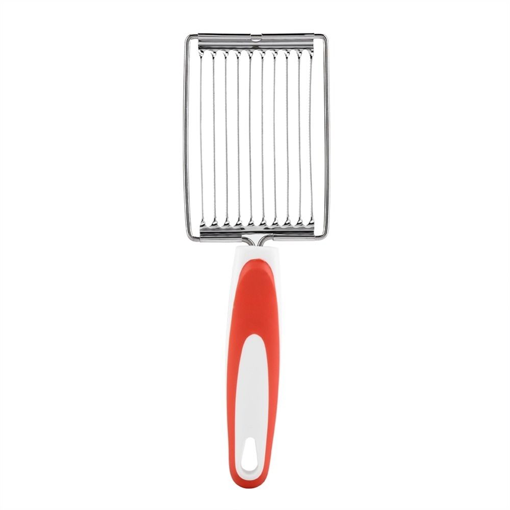 Serrated Slicing Tomato Slicers Comfortable Handle Fruit Cutter Soft Food Cutting Tool Boiled Egg