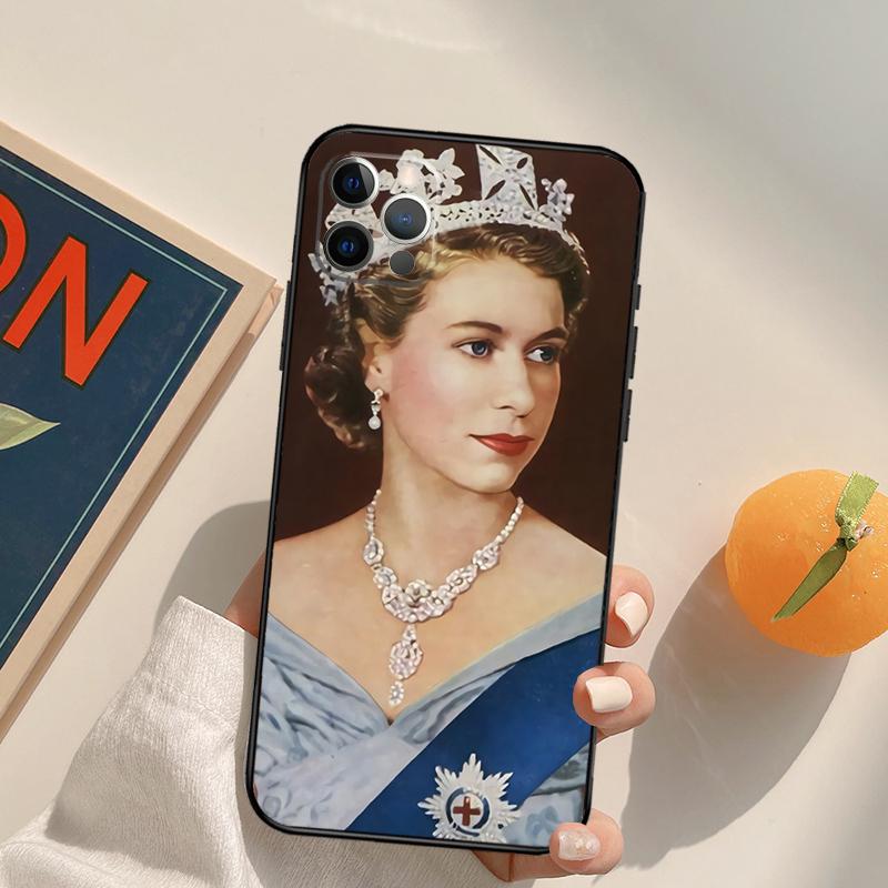 

Queen Elizabeth II Funda Case For iPhone 16 Pro Max 15 14 11 12 13 Pro Max Mini XR 16e 16 15 Plus Phone Cover iPhone 13Pro MAX