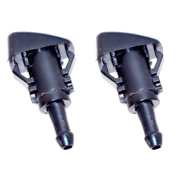Set of 2 Windshield Washer Nozzle Front Fits: Dodge Charger