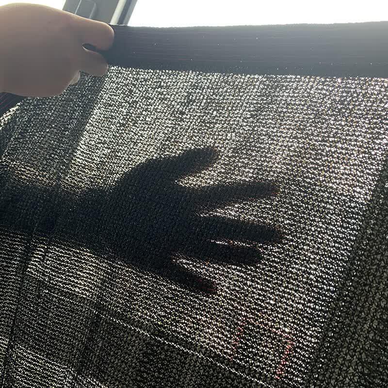 Heavy-Duty 8-Needle Black Sunshade Net
