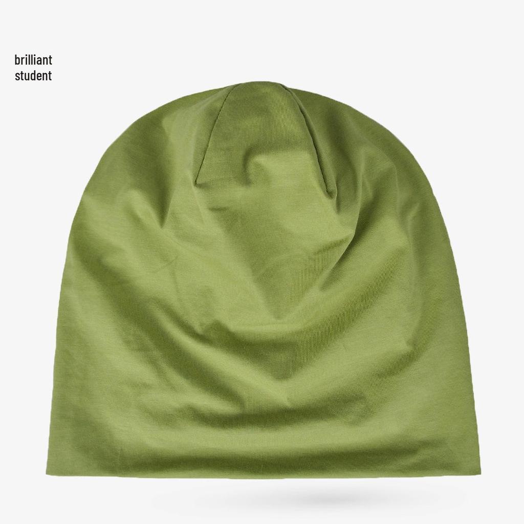 Versatile Cotton Beanie: Thin, Cuffed, Plain Style for Men & Women