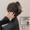 Korean Solid Color Large Hair Claw For Women Girls Elegant Acrylic Hairpins Barrette Crab Hair Clips Headwear Hair Accessories