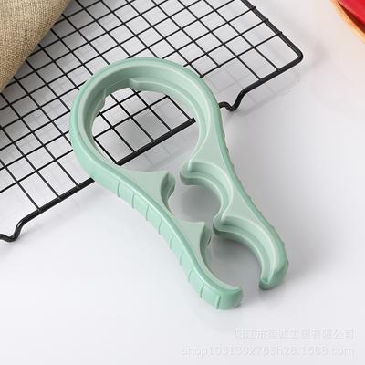 Ouvre-bouteille en plastique multifonctionnel créatif 3-en-1 Manuel Antidérapant Ouvre-bouchon à vis Ouvre-boîte Outils de cuisine