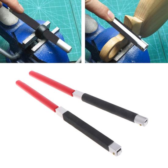 Practical Sandpaper Holder Flat/Square/Semicircle Rust Removal Polishing Tools Durable Sandpaper Roll Rod Jewelry