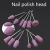 12Pcs Abrasive Polishing Mounted Stone For Rotary Tools Grinding Stone Wheel Head Tools 2.35Mm Shank Mini Nail Drill Bit Set