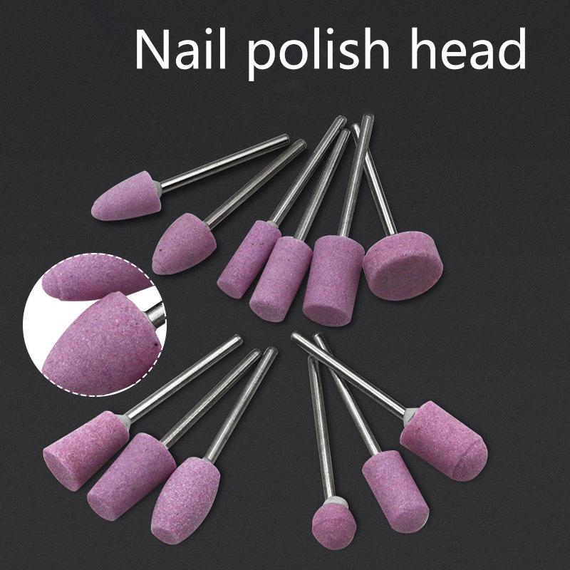 12Pcs Abrasive Polishing Mounted Stone For Rotary Tools Grinding Stone Wheel Head Tools 2.35Mm Shank Mini Nail Drill Bit Set