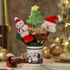 Cartoon Christmas Plush Bear Bouquet Christmas Tree Snowman Bear Christmas Ornaments Santa Claus Elk Deer
