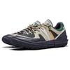 LiNing Linchuan Lite Fabric Synthetic Leather Slip Resistant Durable Low Top Casual Shoes Men Shoes Black Brown AGLS259-1